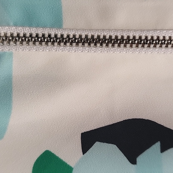 Calvin Klein Blue Green Front Zip Dress - Picture 8 of 8